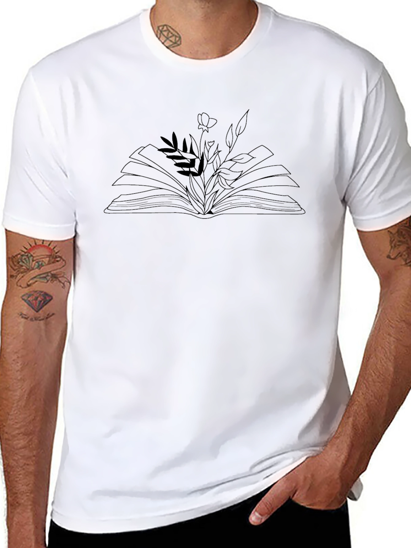 Botanical Book Graphic Tee
