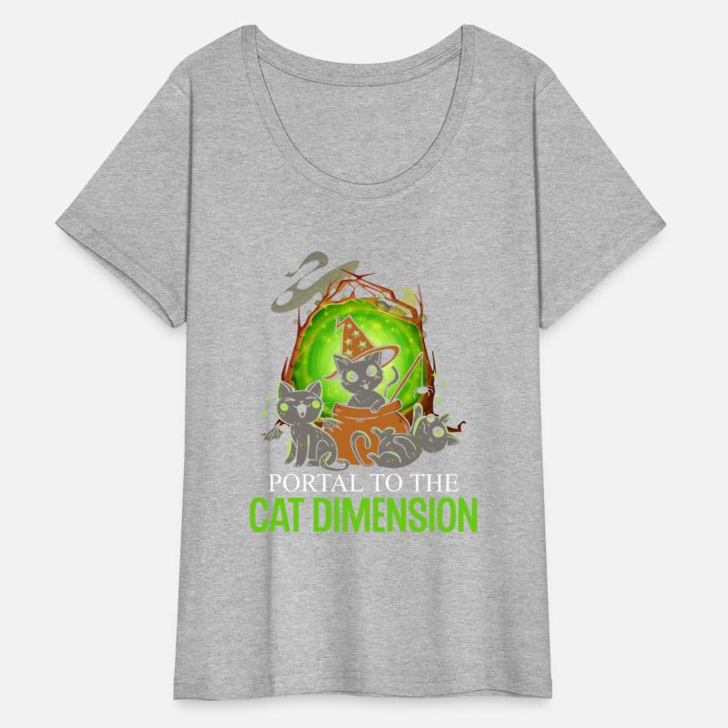 Portal To The Cat Dimension Kitten Witch Hat Cute