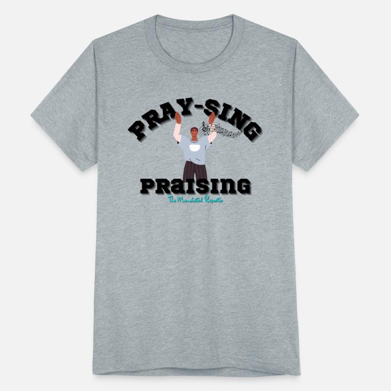 Pray Sing Man - White