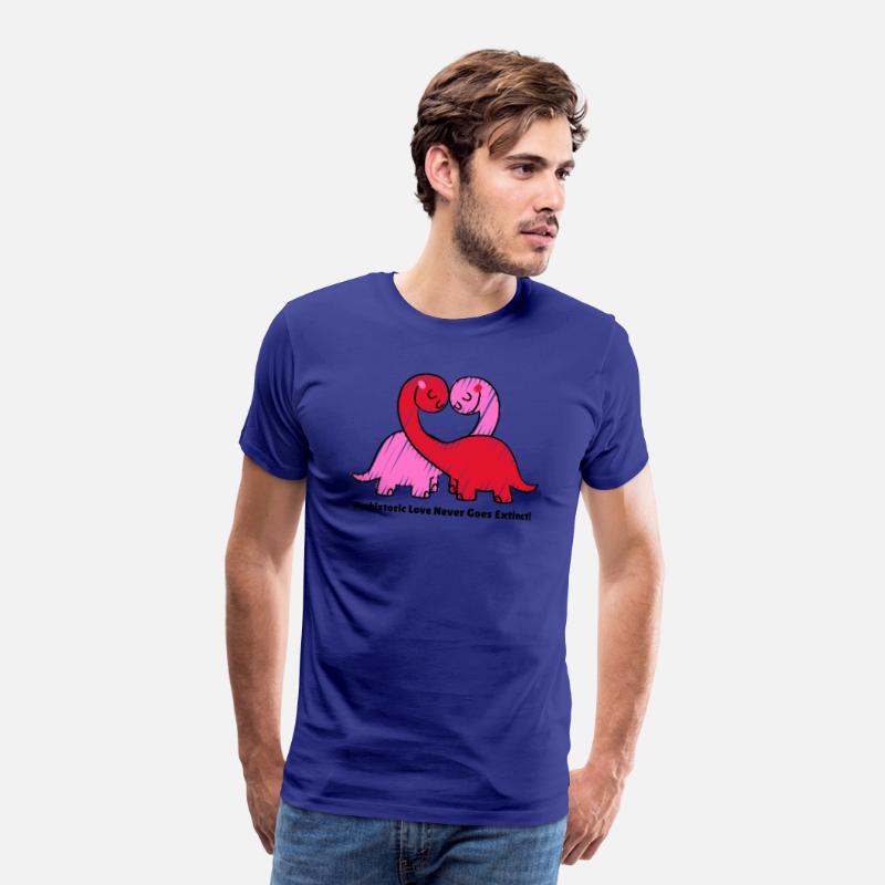 Prehistoric Love Never Goes Extinct! V Day T Shirt