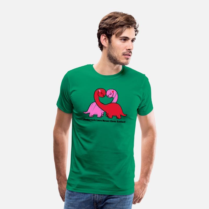 Prehistoric Love Never Goes Extinct! V Day T Shirt
