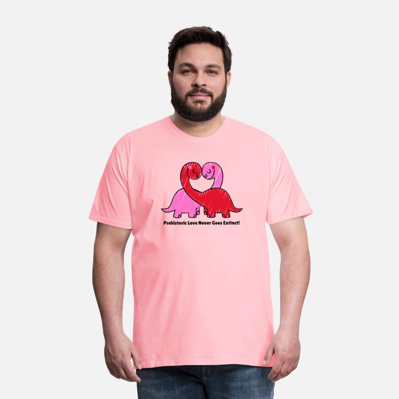 Prehistoric Love Never Goes Extinct! V Day T Shirt