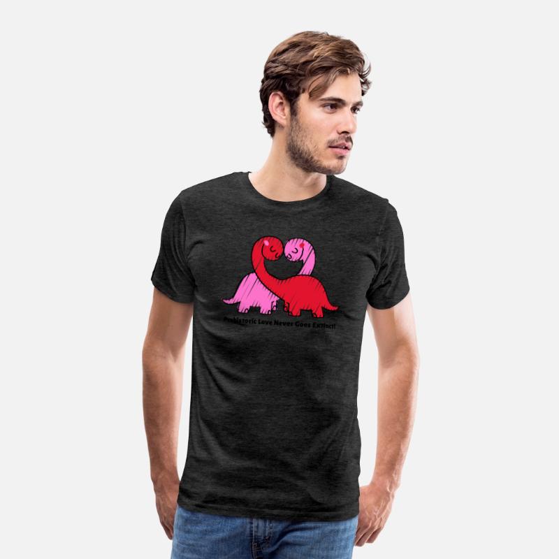 Prehistoric Love Never Goes Extinct! V Day T Shirt