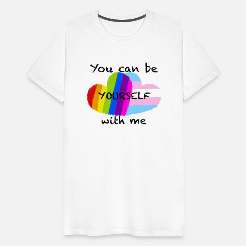 Pride hearts - You can be yourself with me