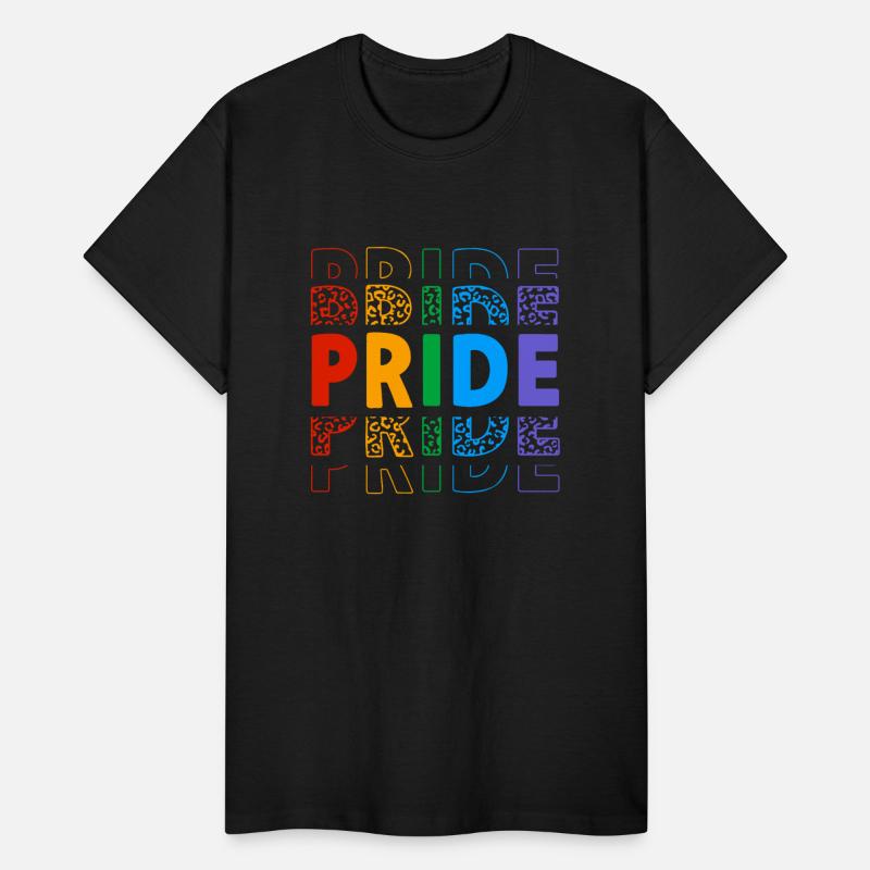 Pride Leopard Stacked LGBTQ
