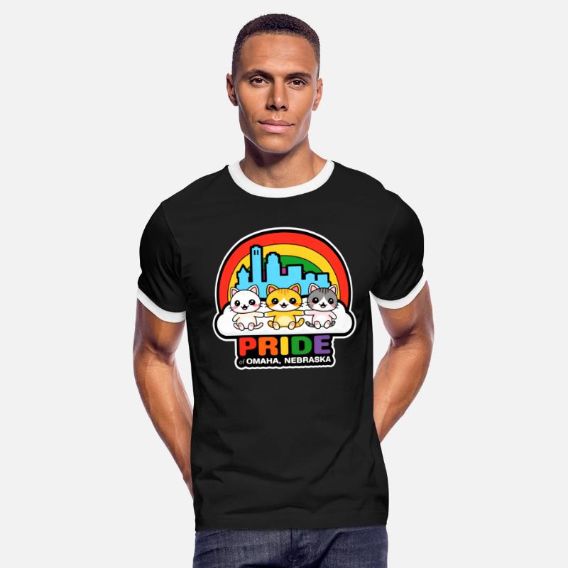 Pride of Omaha City Nebraska USA Rainbow Flag