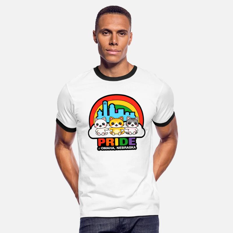 Pride of Omaha City Nebraska USA Rainbow Flag
