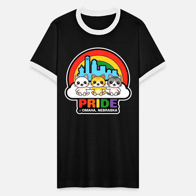 Pride of Omaha City Nebraska USA Rainbow Flag