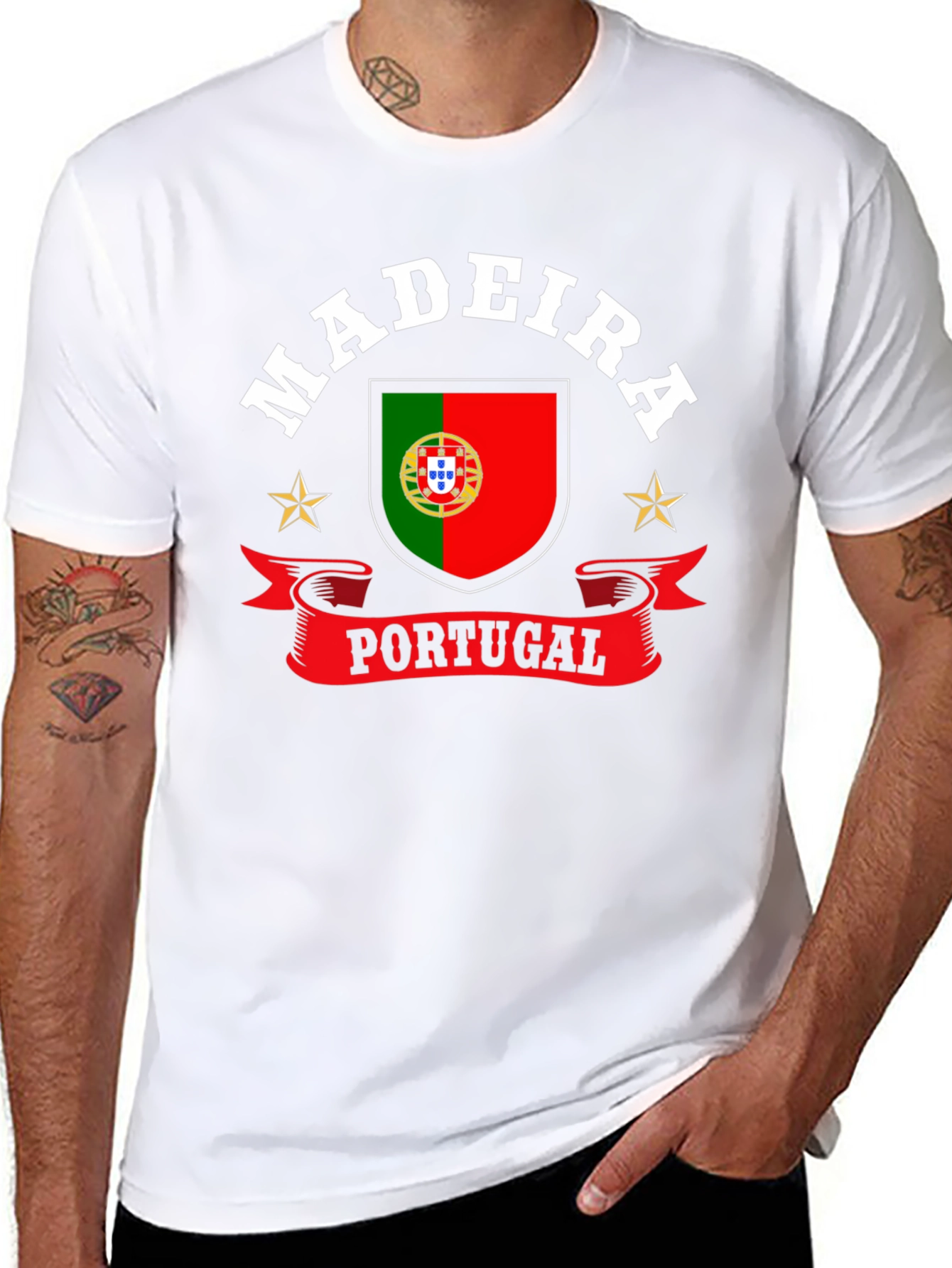 Madeira Portugal Crest Graphic Tee