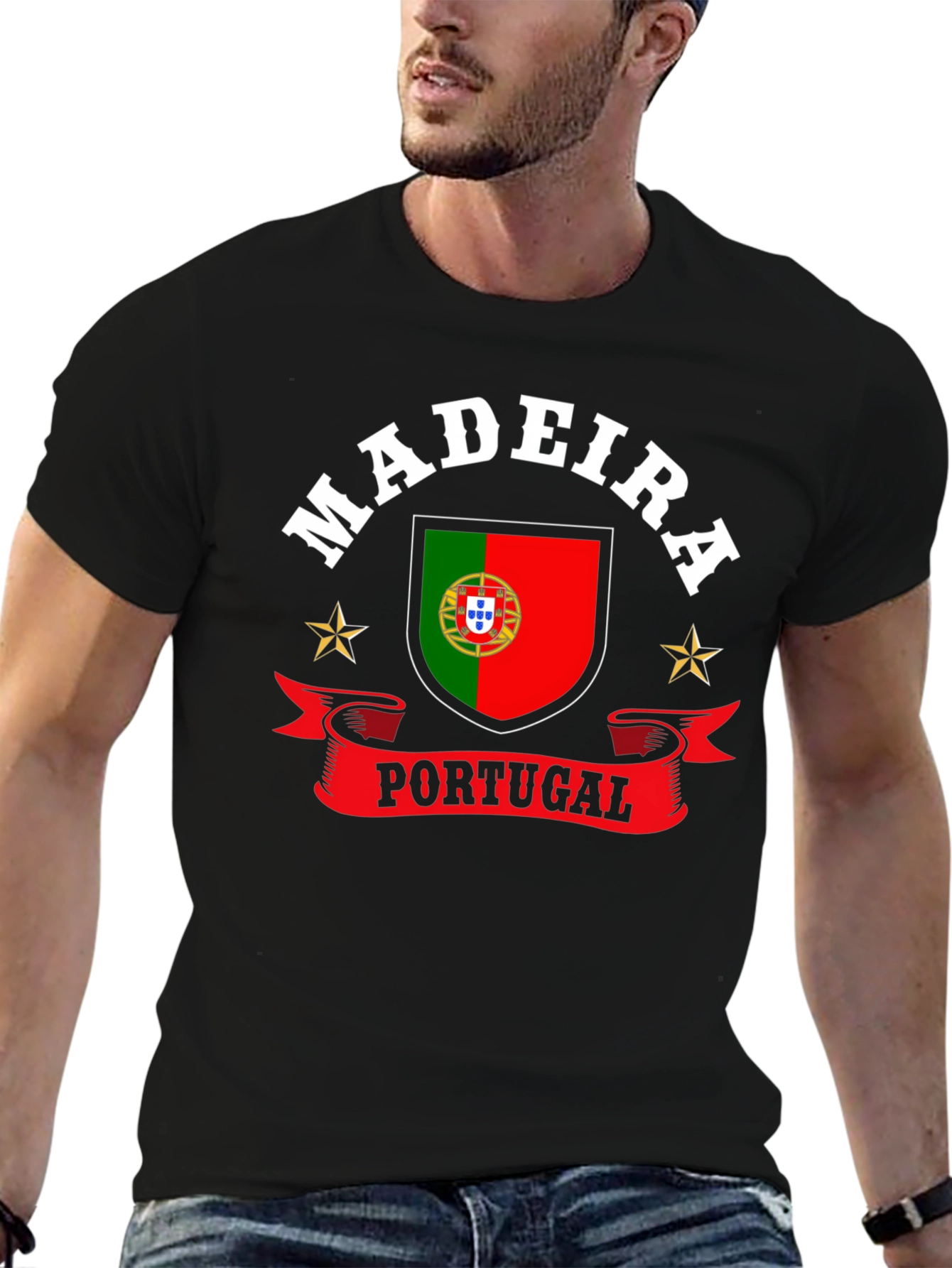 Madeira Portugal Crest Graphic Tee