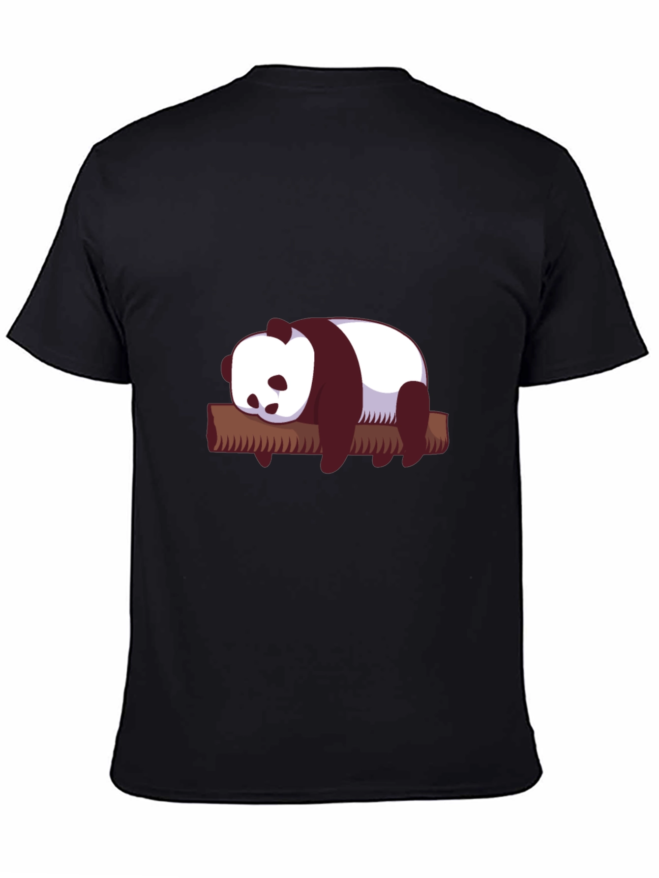 Cute Panda on Branch Graphic T-Shirt