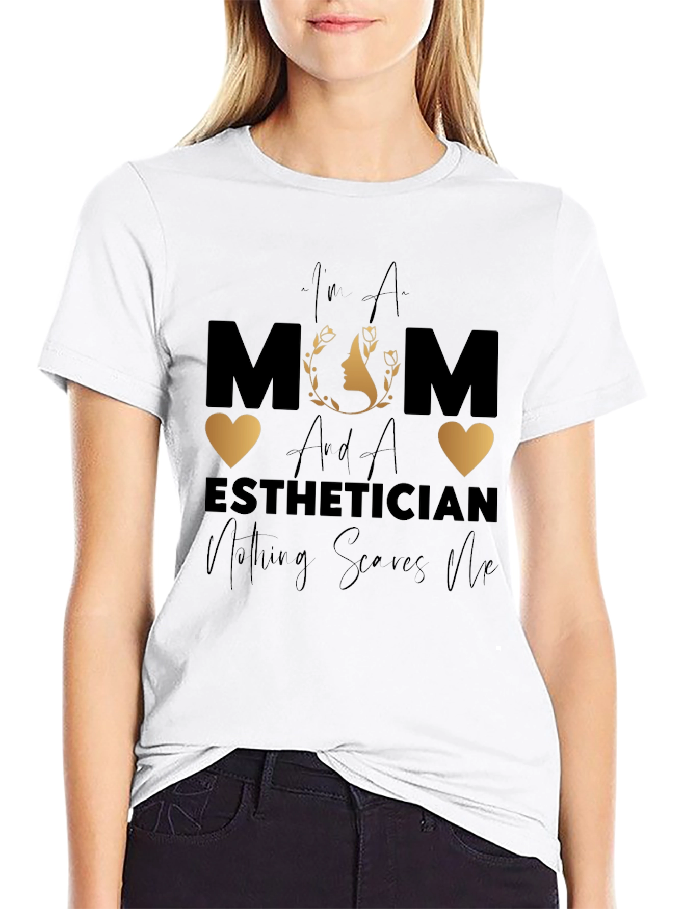 Mom & Esthetician Graphic T-Shirt
