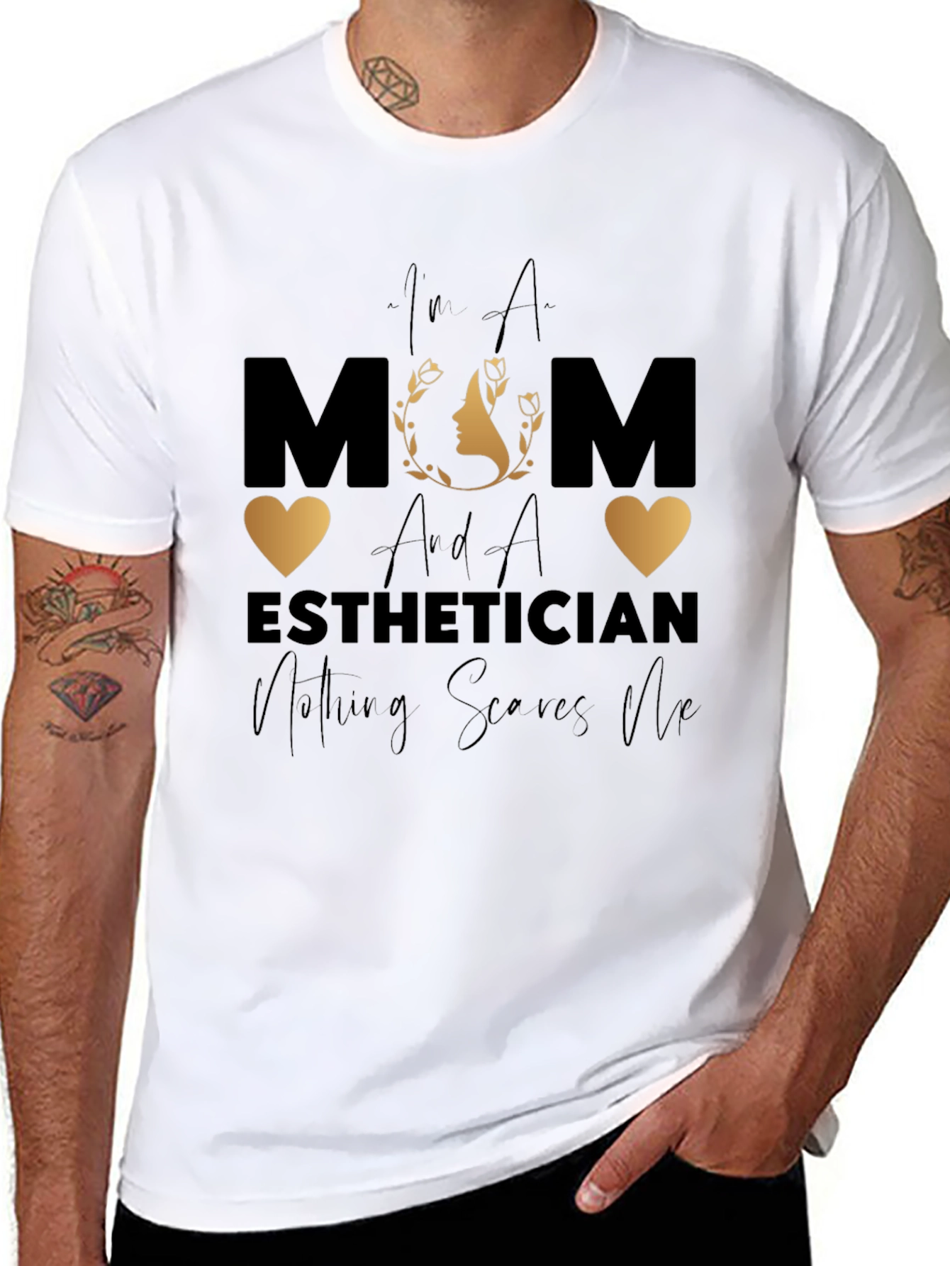 Mom & Esthetician Graphic T-Shirt