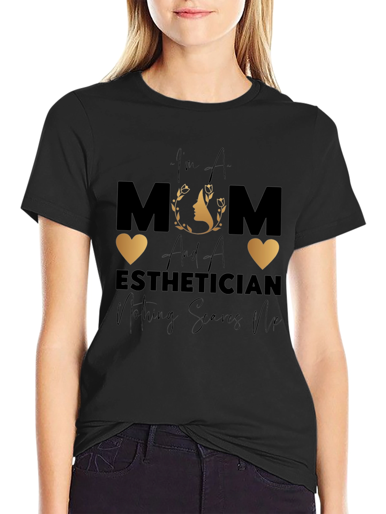 Mom & Esthetician Graphic T-Shirt