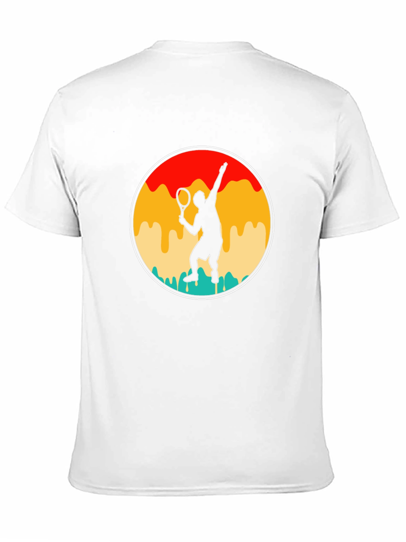 Retro Tennis Player T-Shirt - Serve in Style!