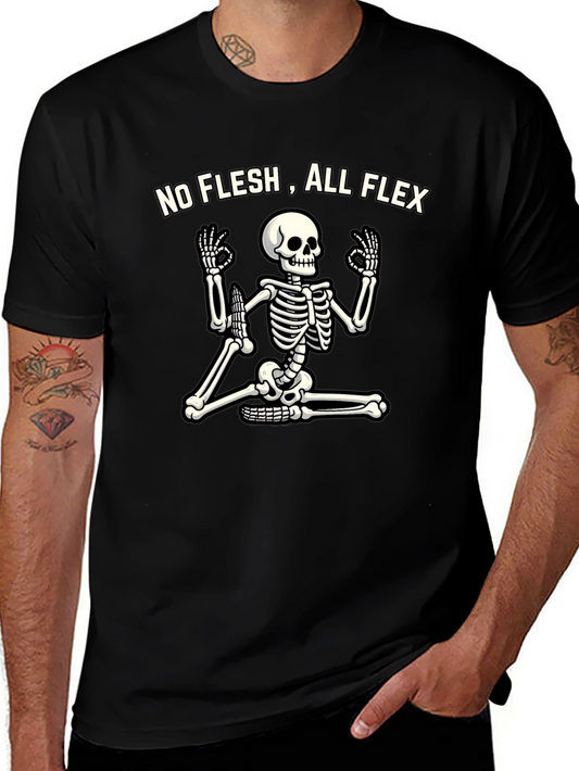 No Flesh All Flex Skeleton Yoga T-Shirt
