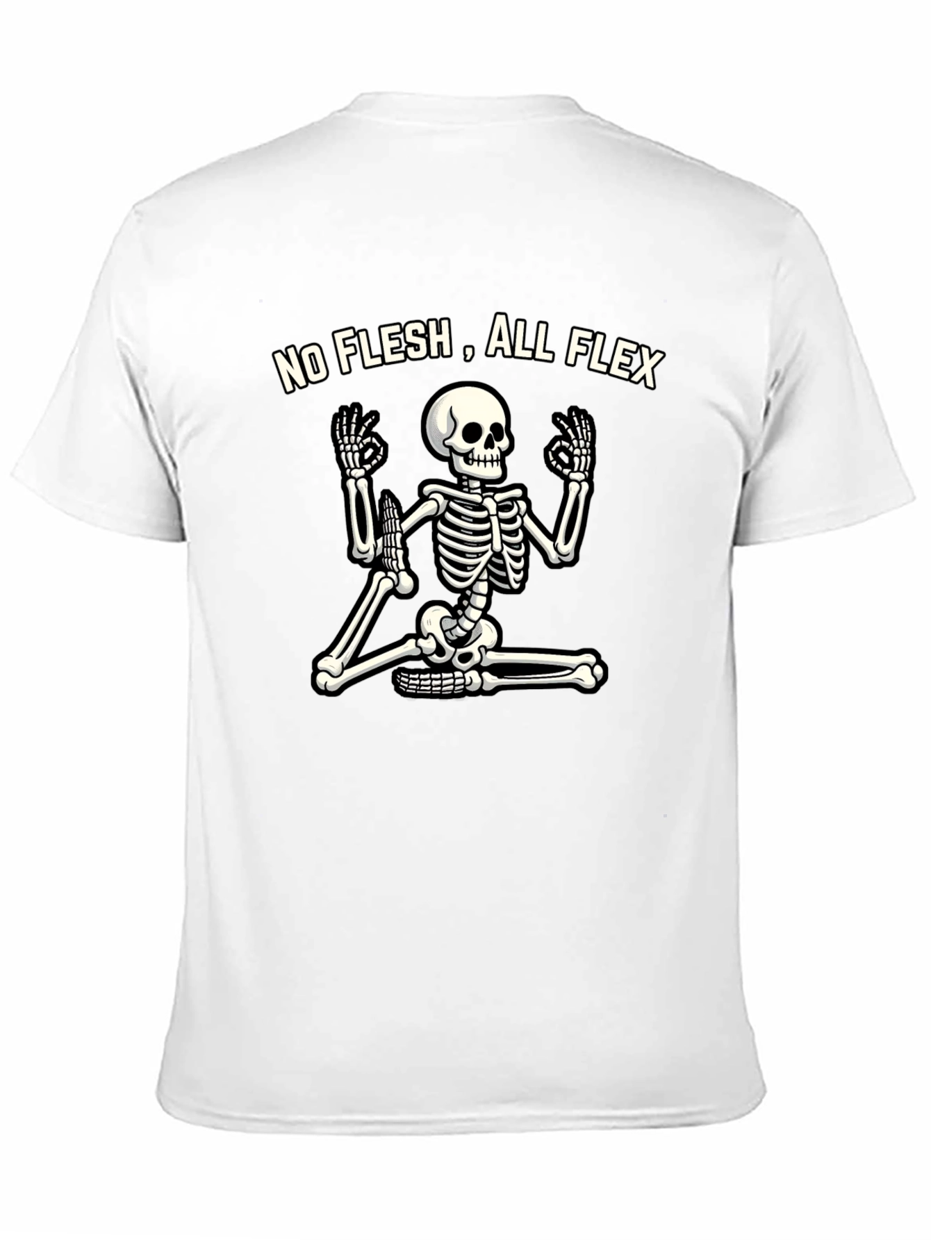 No Flesh All Flex Skeleton Yoga T-Shirt
