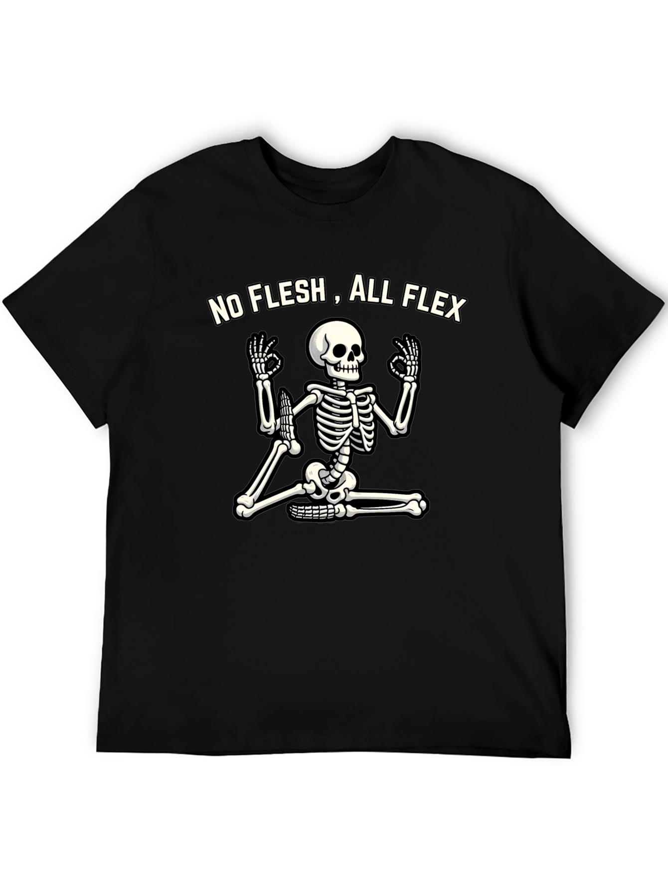 No Flesh All Flex Skeleton Yoga T-Shirt