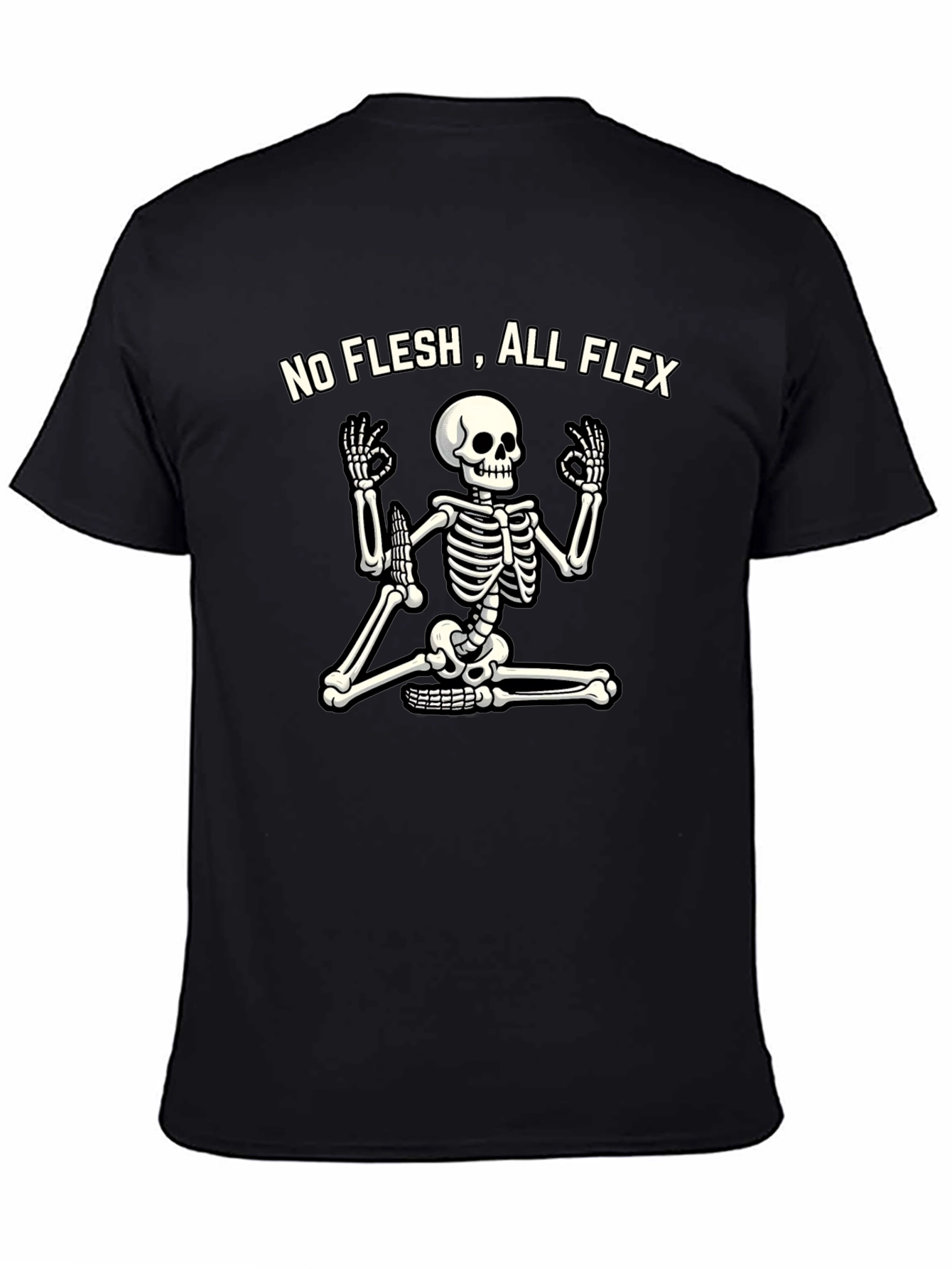 No Flesh All Flex Skeleton Yoga T-Shirt