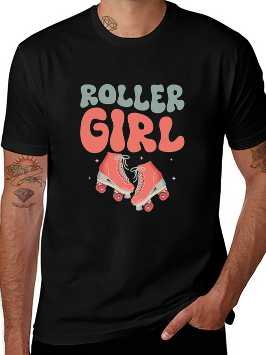 Roller Girl T-Shirt - Retro Skate Design
