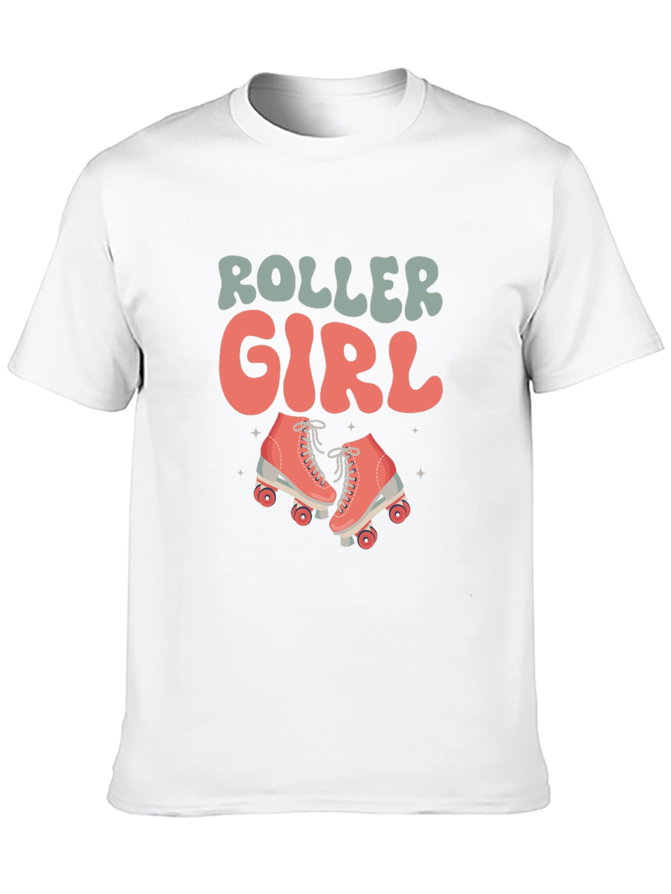 Roller Girl T-Shirt - Retro Skate Design