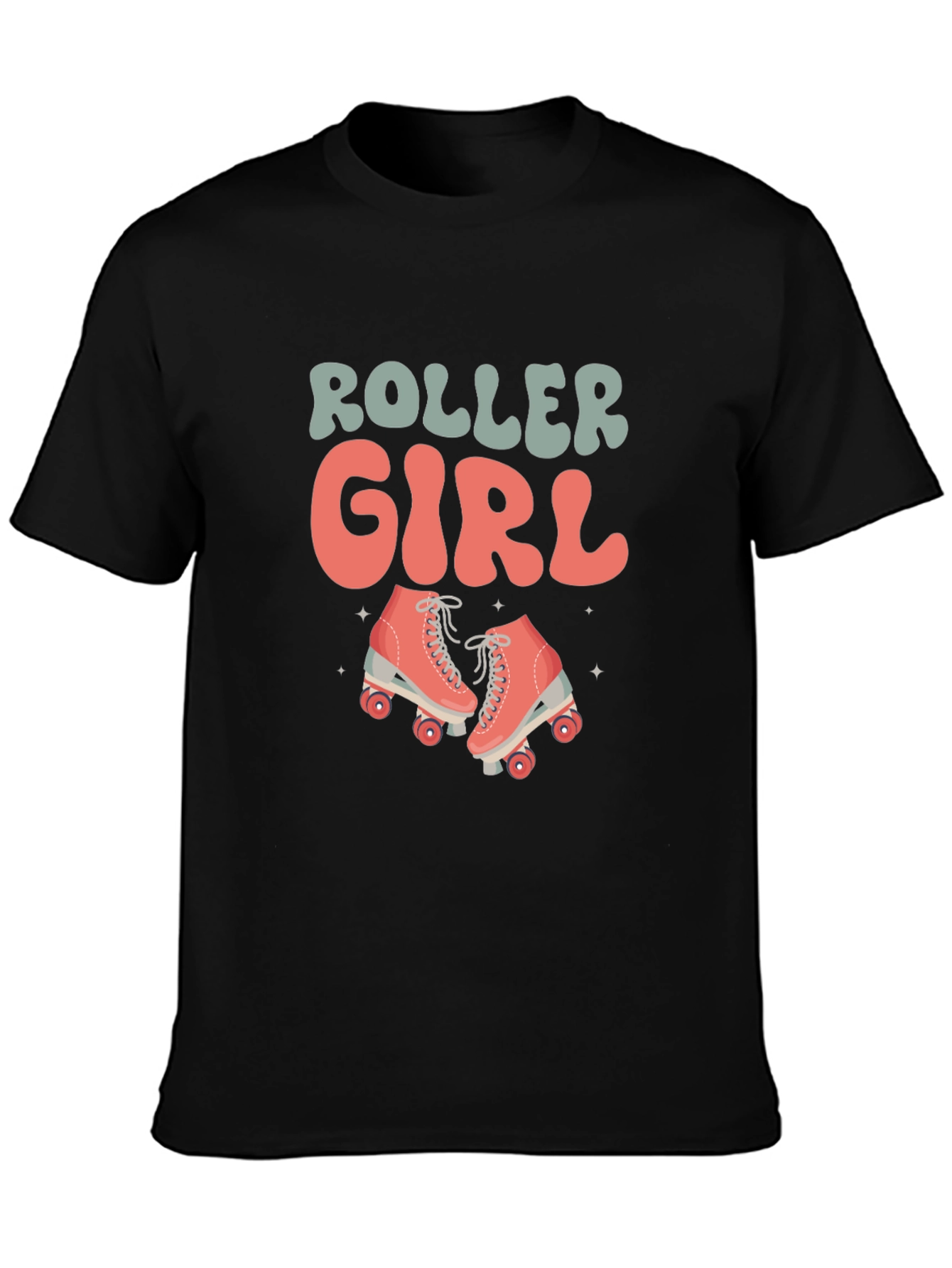Roller Girl T-Shirt - Retro Skate Design