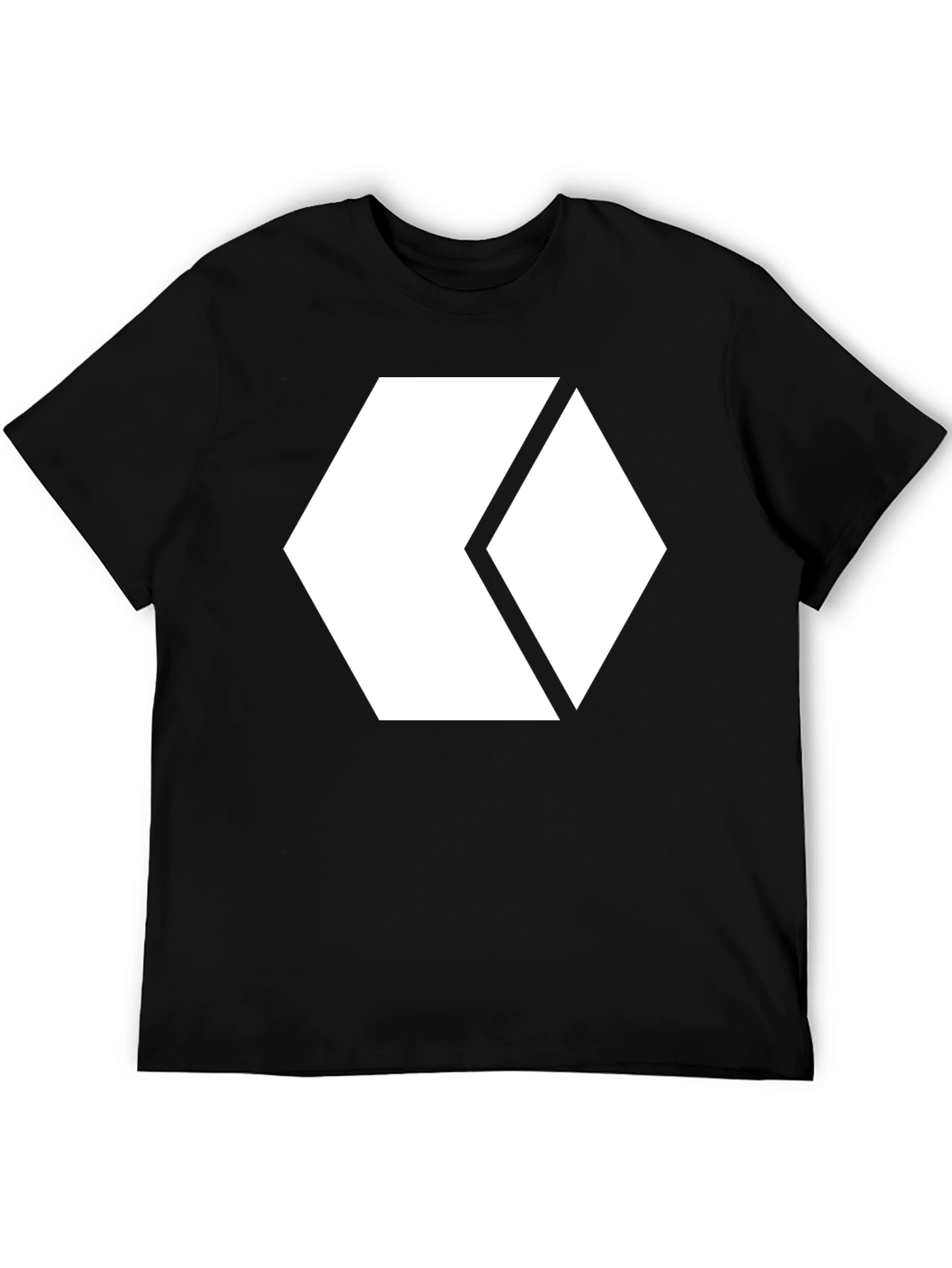 Geometric Graphic Tee - Modern Minimalist Design