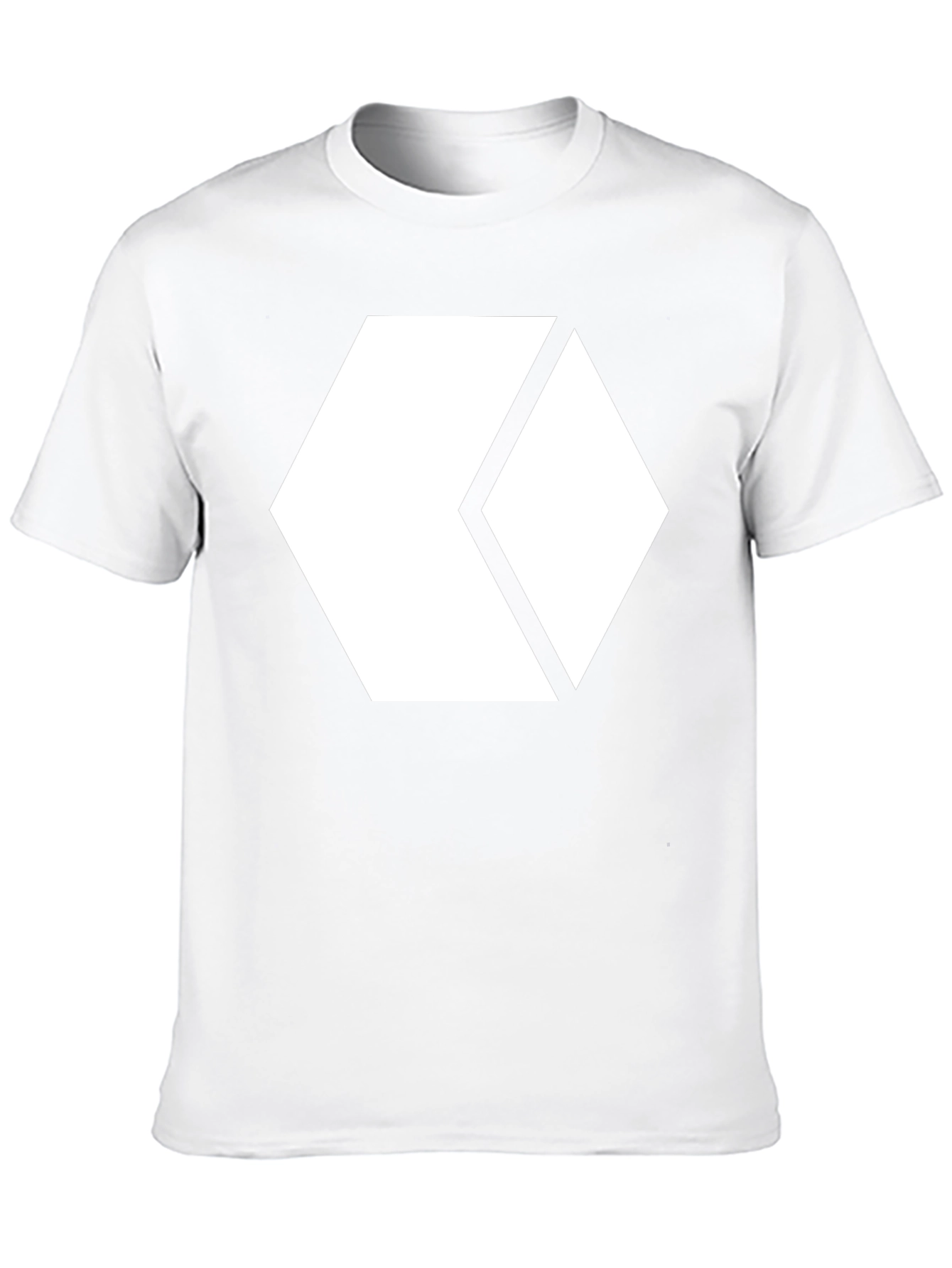 Geometric Graphic Tee - Modern Minimalist Design