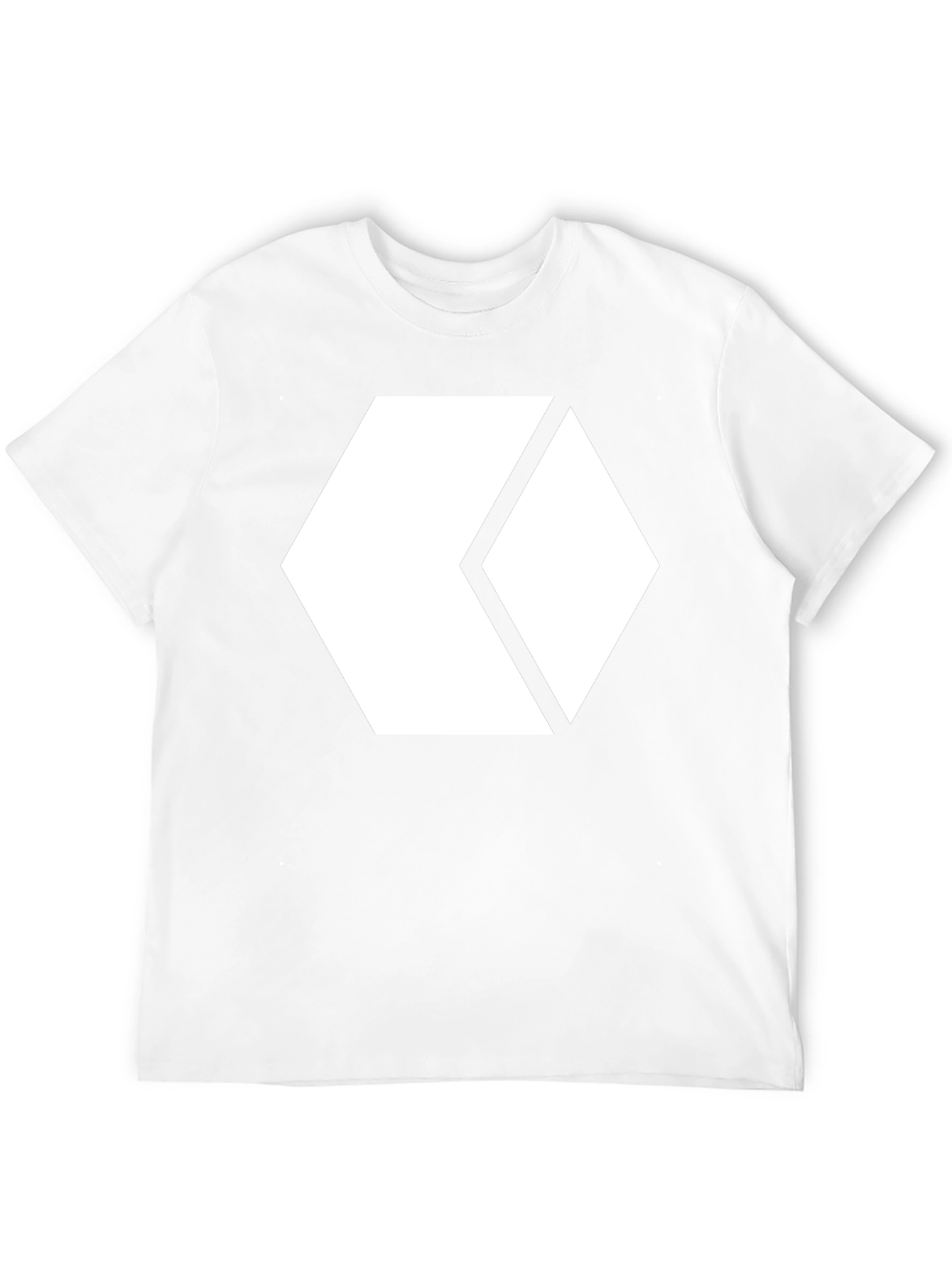 Geometric Graphic Tee - Modern Minimalist Design