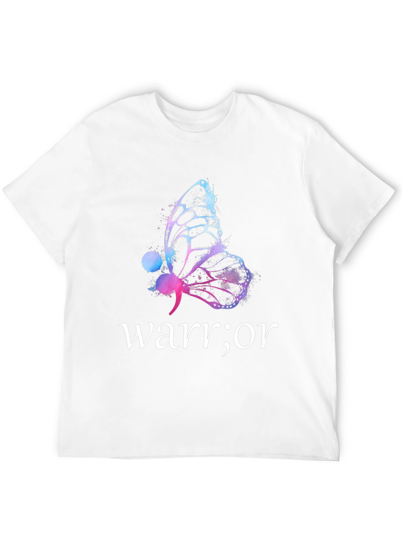 Warrior Butterfly Graphic T-Shirt - Motivational Tee