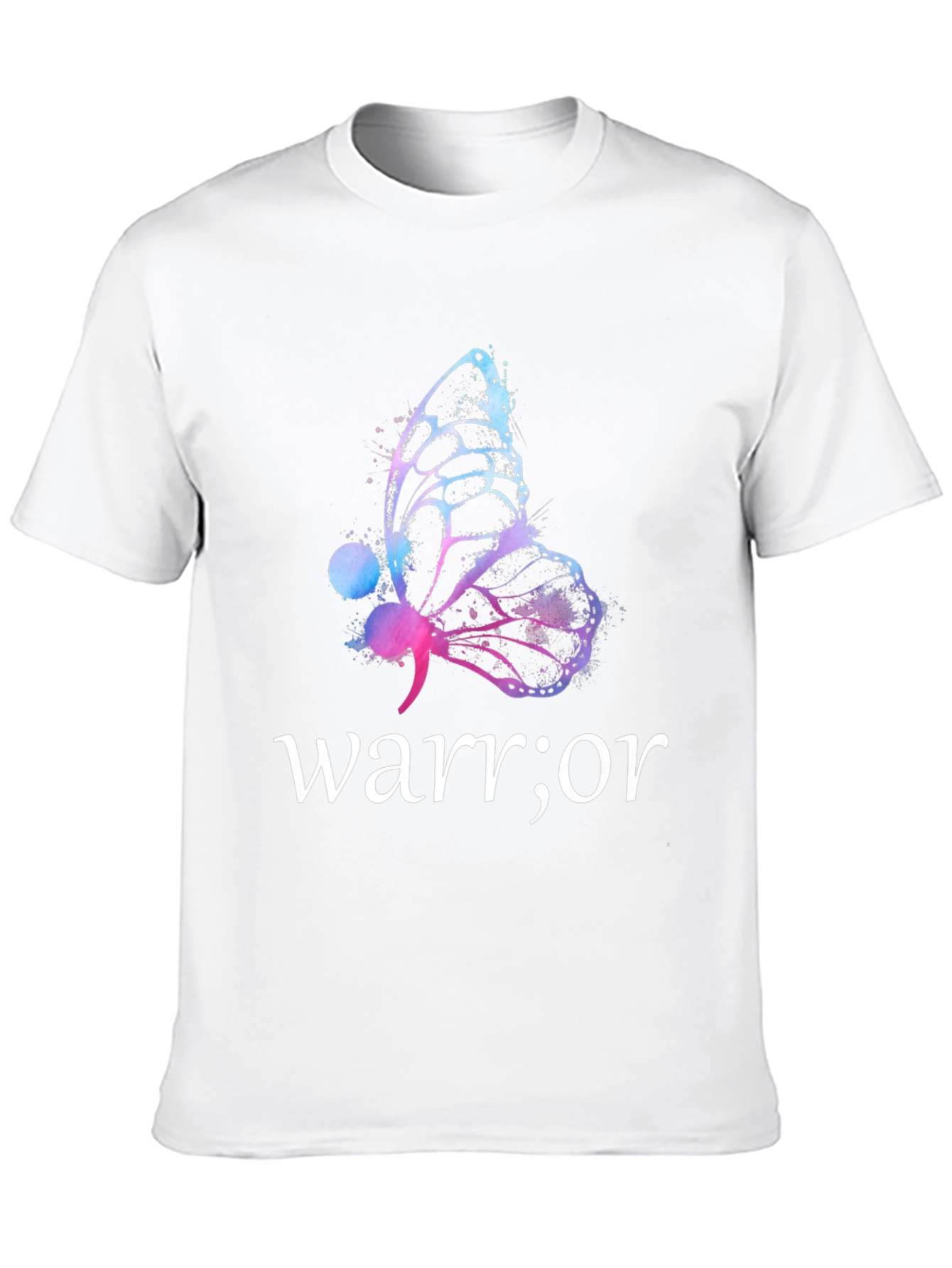 Warrior Butterfly Graphic T-Shirt - Motivational Tee