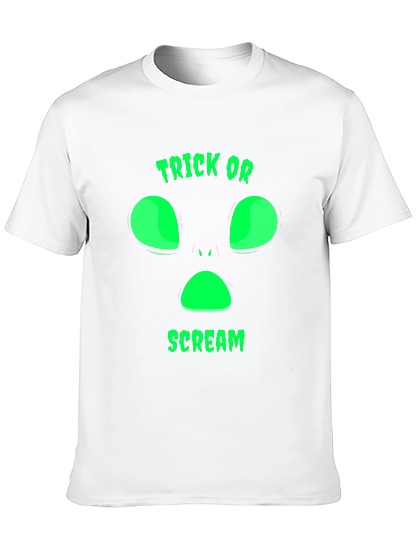 Trick or Scream Halloween Graphic T-Shirt