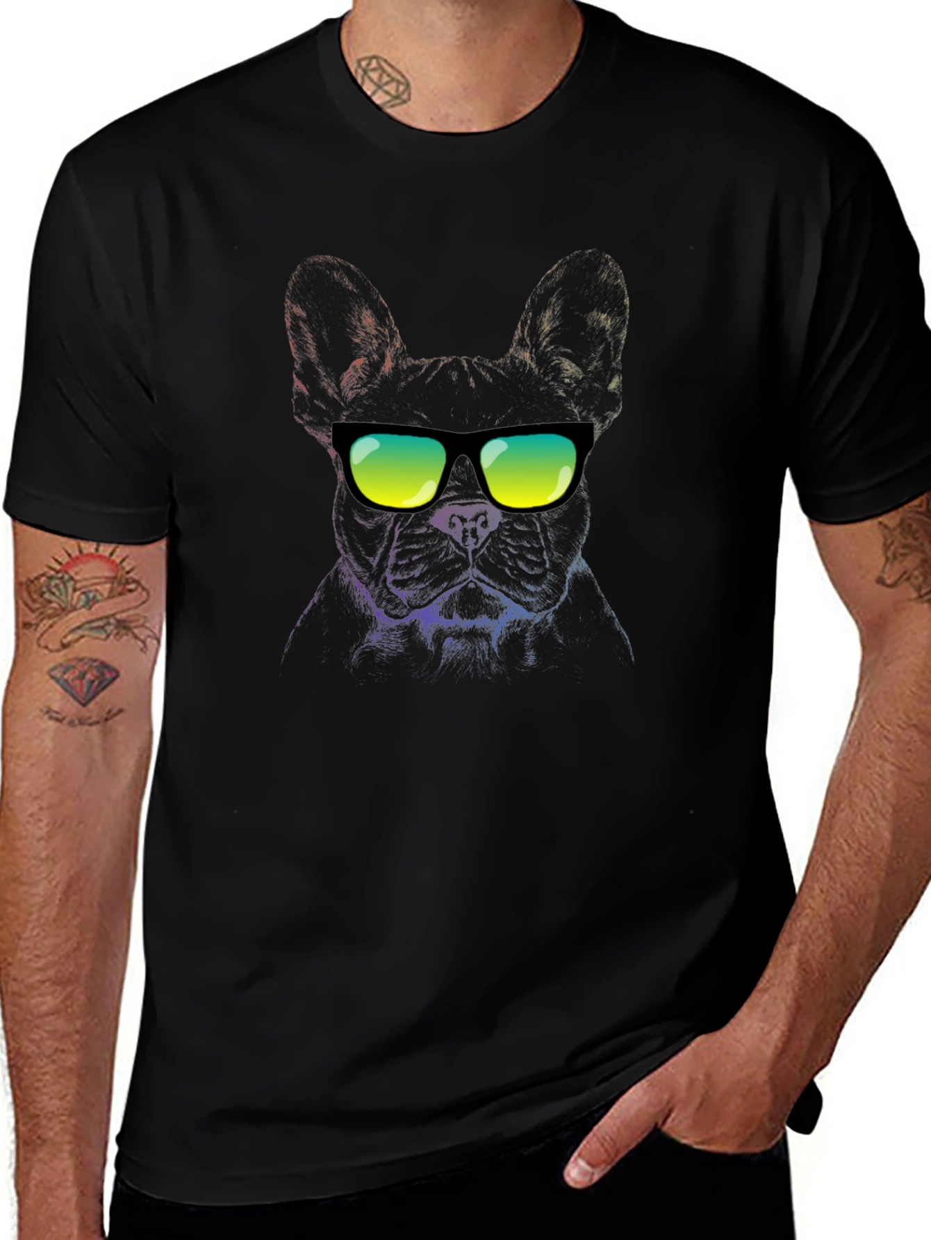 Cool Dog Graphic T-Shirt
