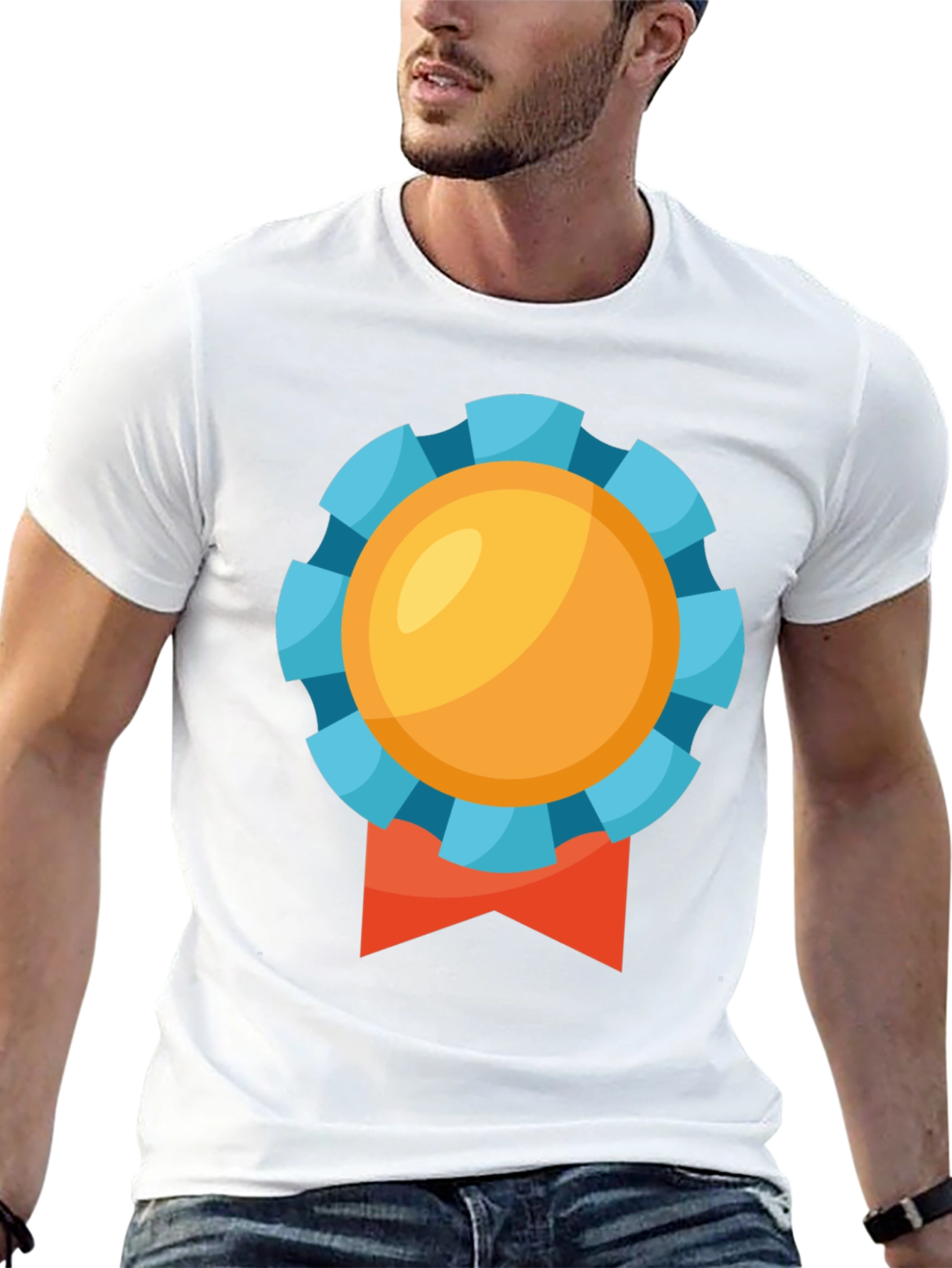 Award Ribbon Graphic Tee - Unisex