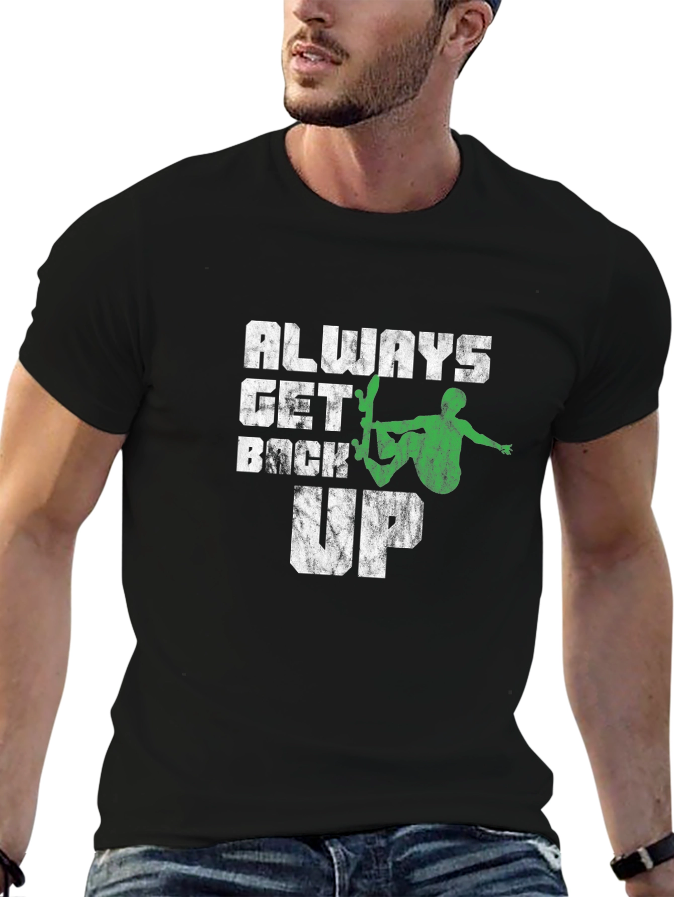Always Get Back Up Graphic Tee