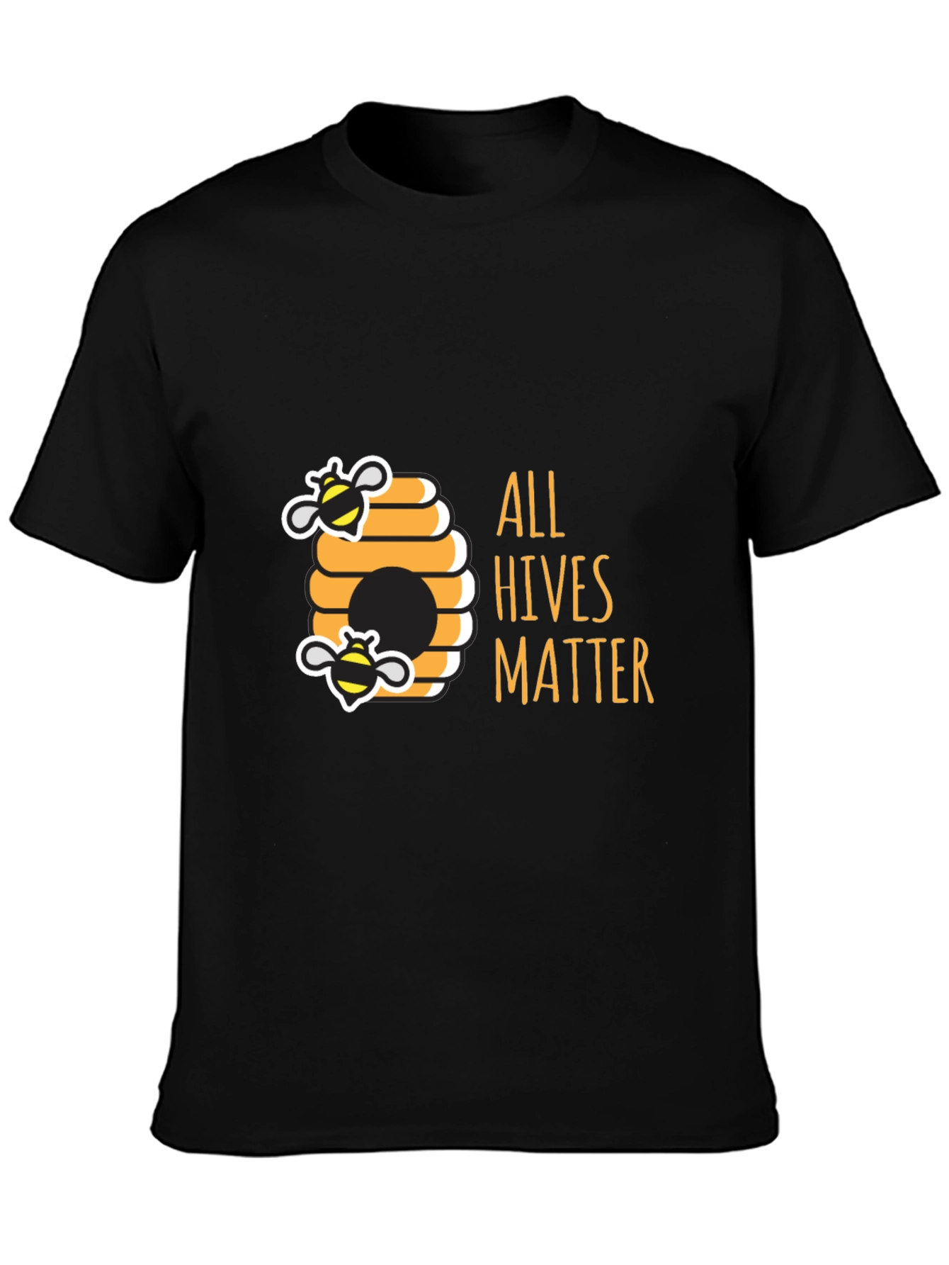 All Hives Matter Black T-Shirt - Bee Kind