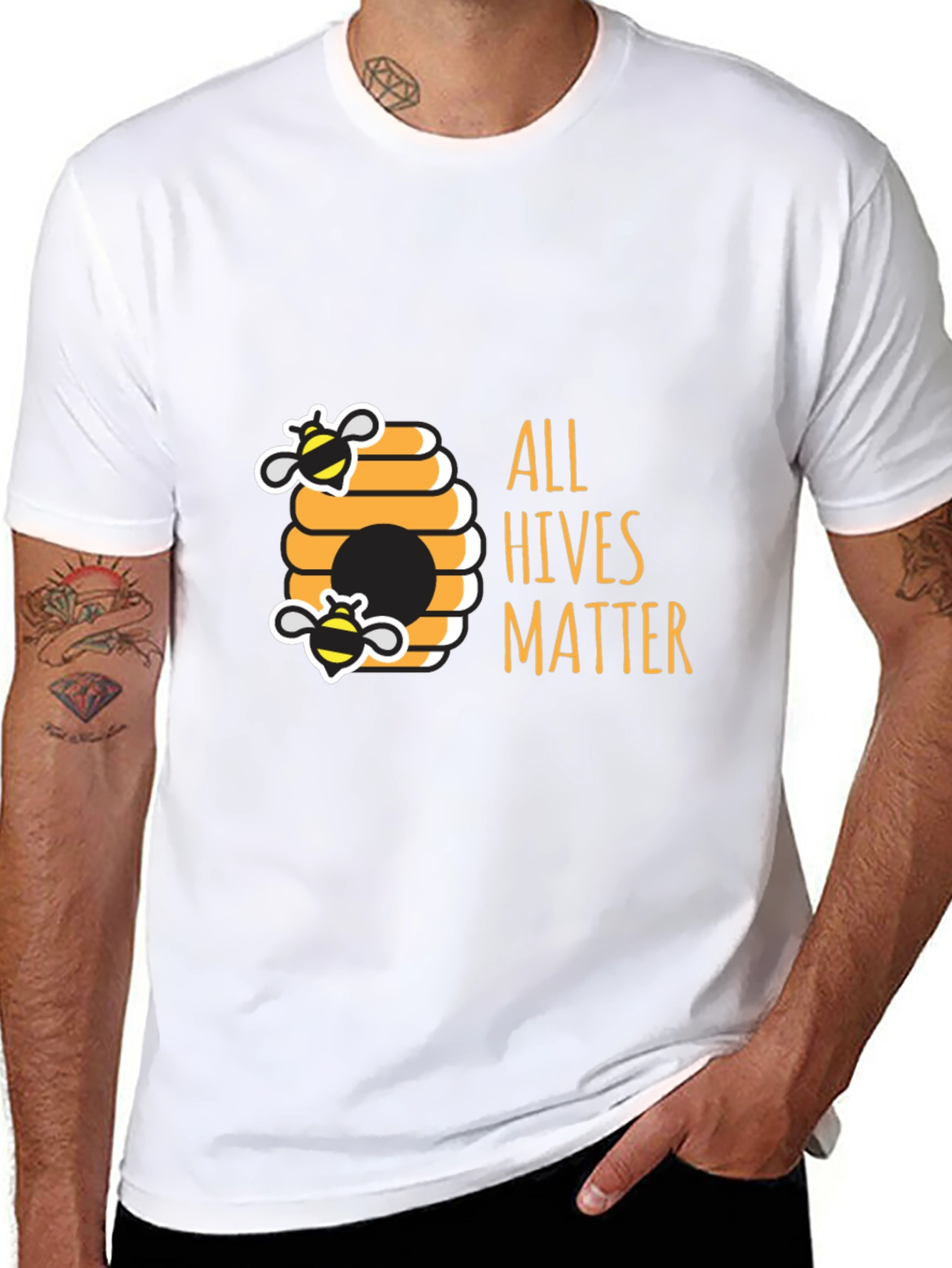All Hives Matter Black T-Shirt - Bee Kind