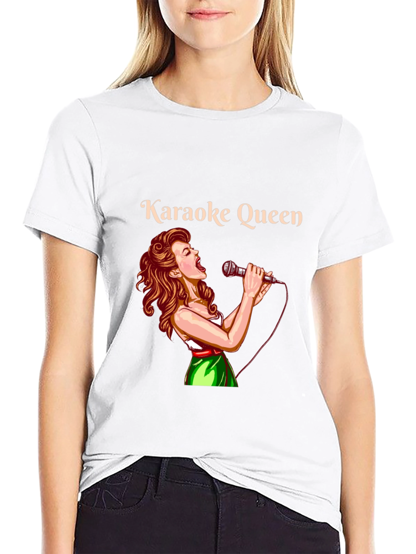 Karaoke Queen Graphic T-Shirt