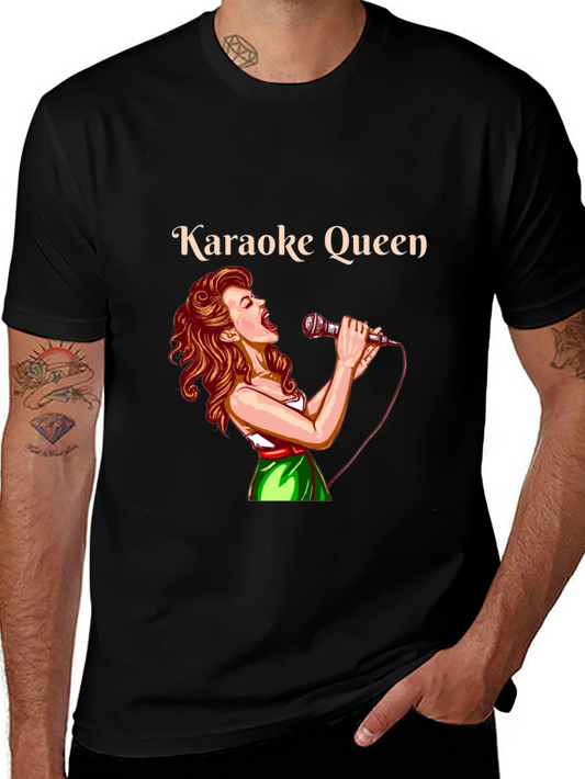 Karaoke Queen Graphic T-Shirt