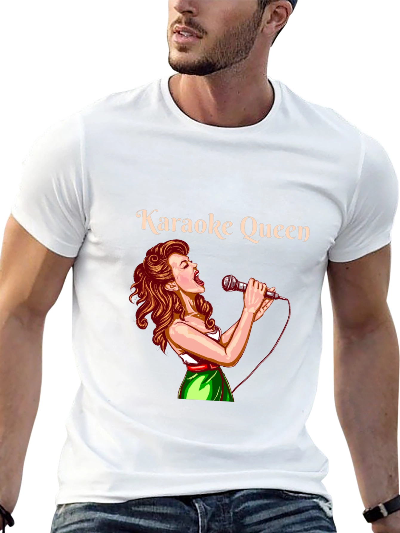 Karaoke Queen Graphic T-Shirt