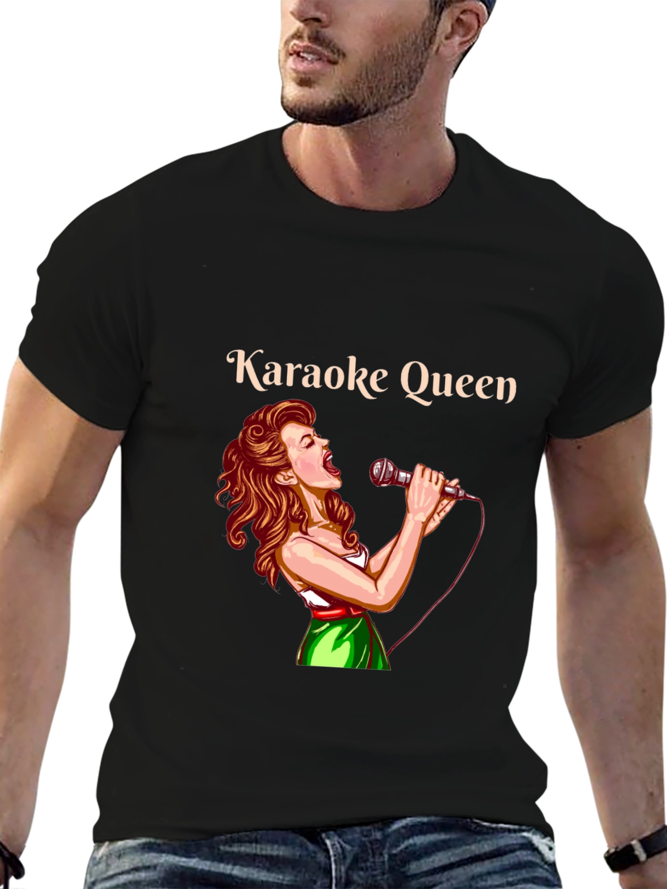 Karaoke Queen Graphic T-Shirt