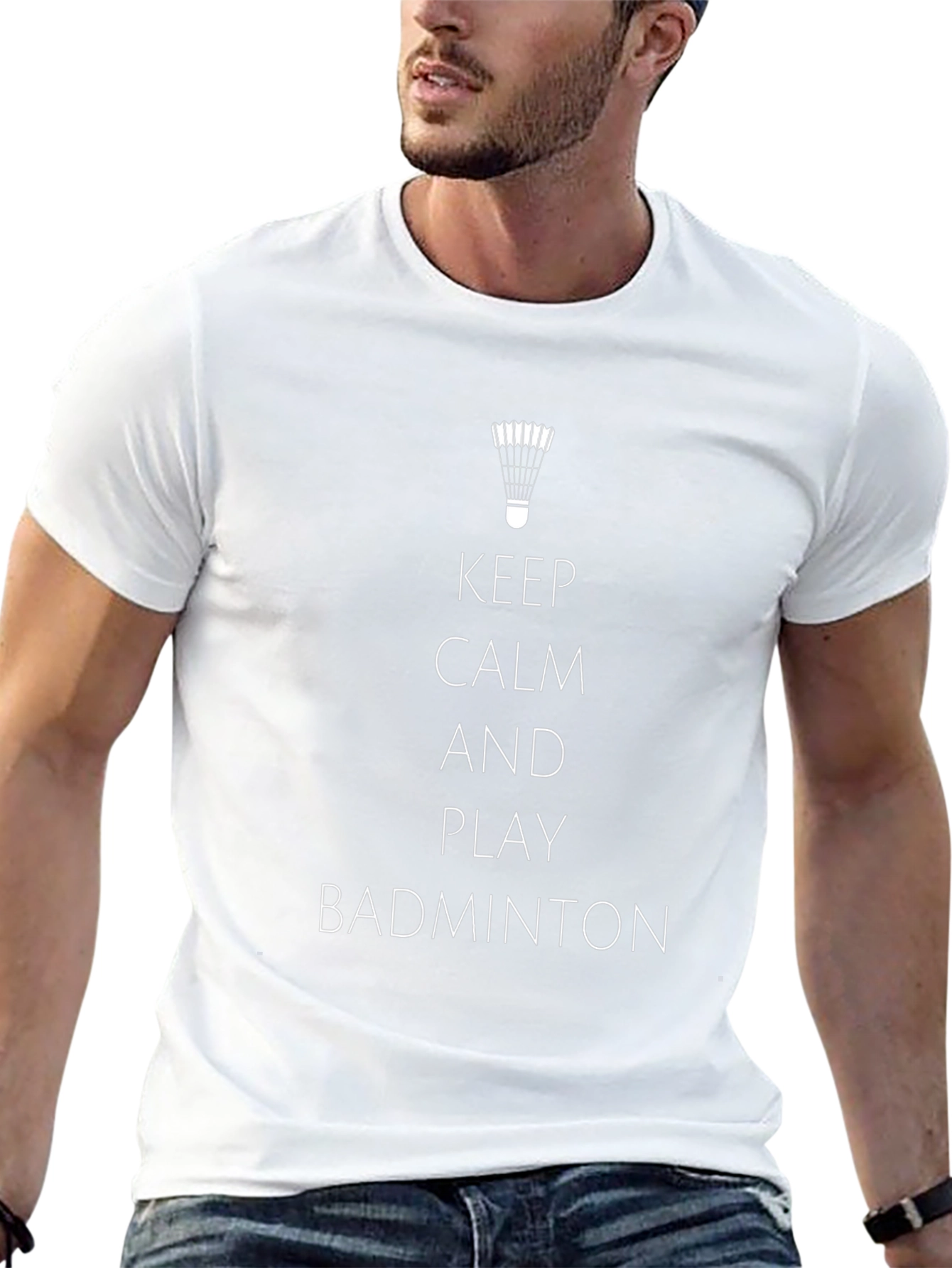 Keep Calm & Play Badminton T-Shirt