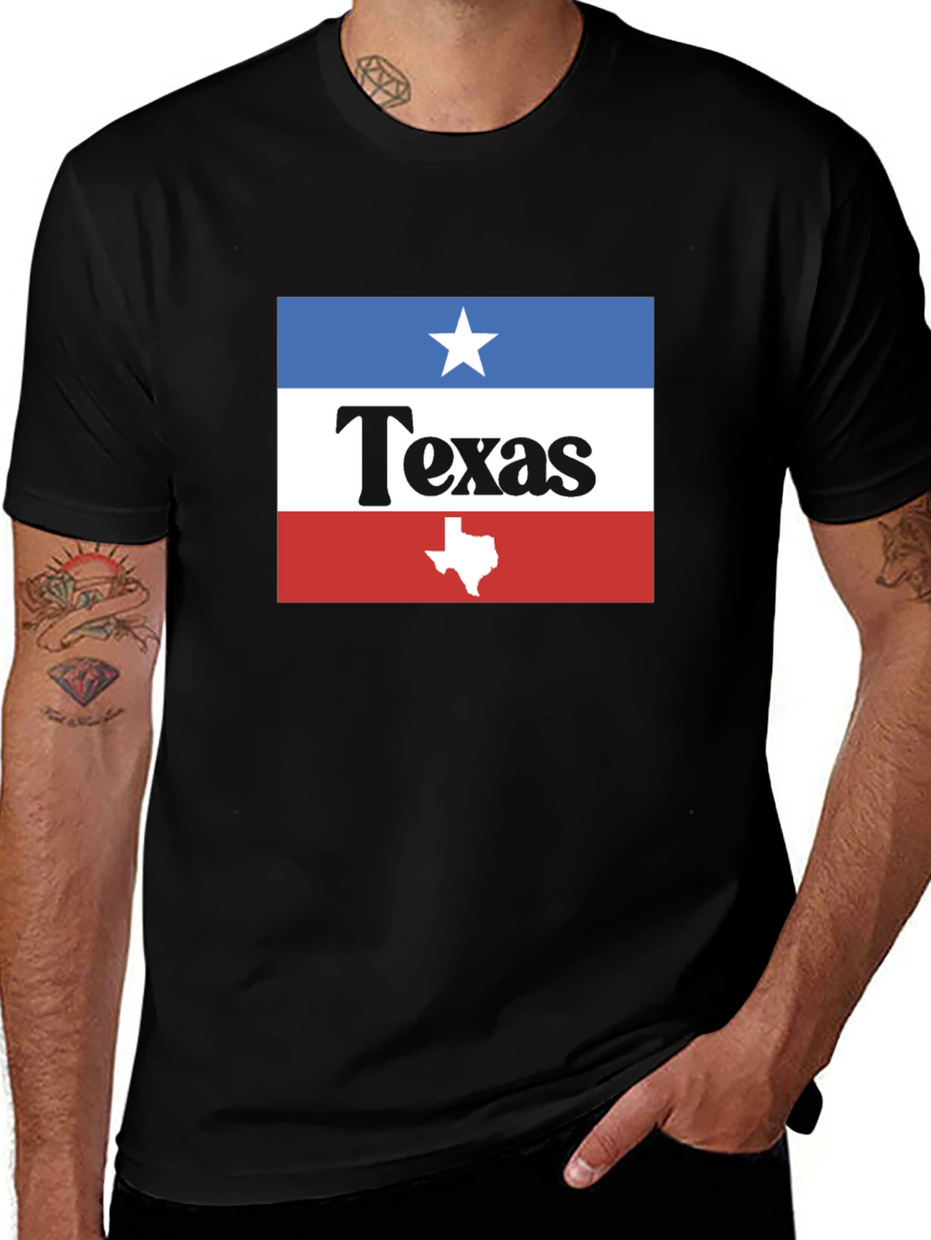 Texas Pride Graphic Tee - Black