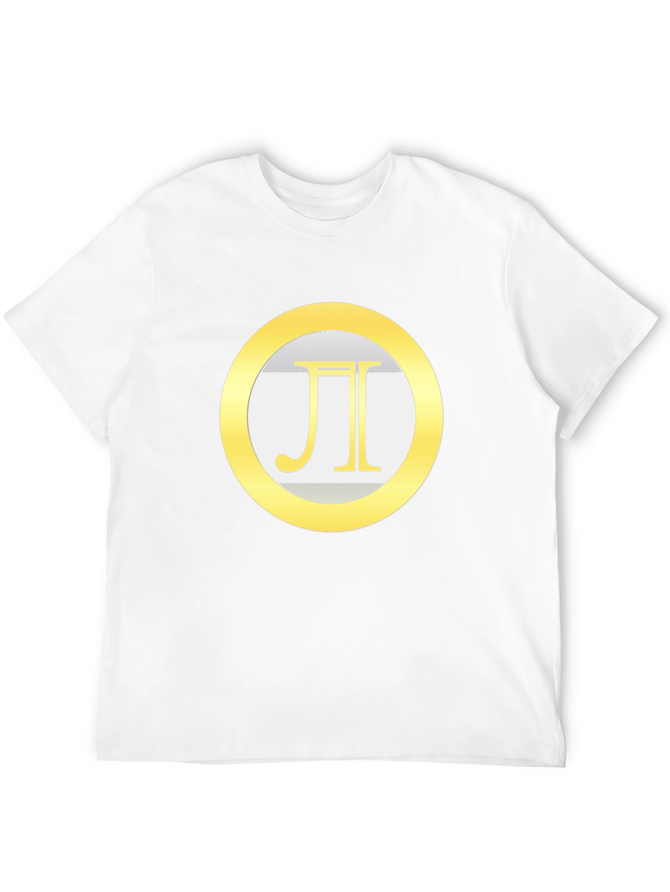 Geometric Pi Symbol Graphic Tee