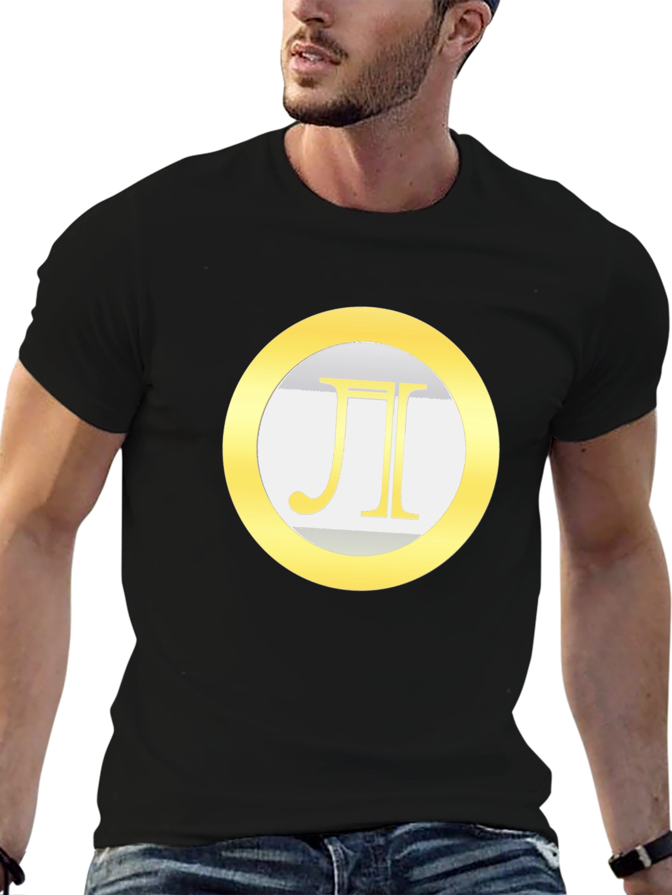 Geometric Pi Symbol Graphic Tee