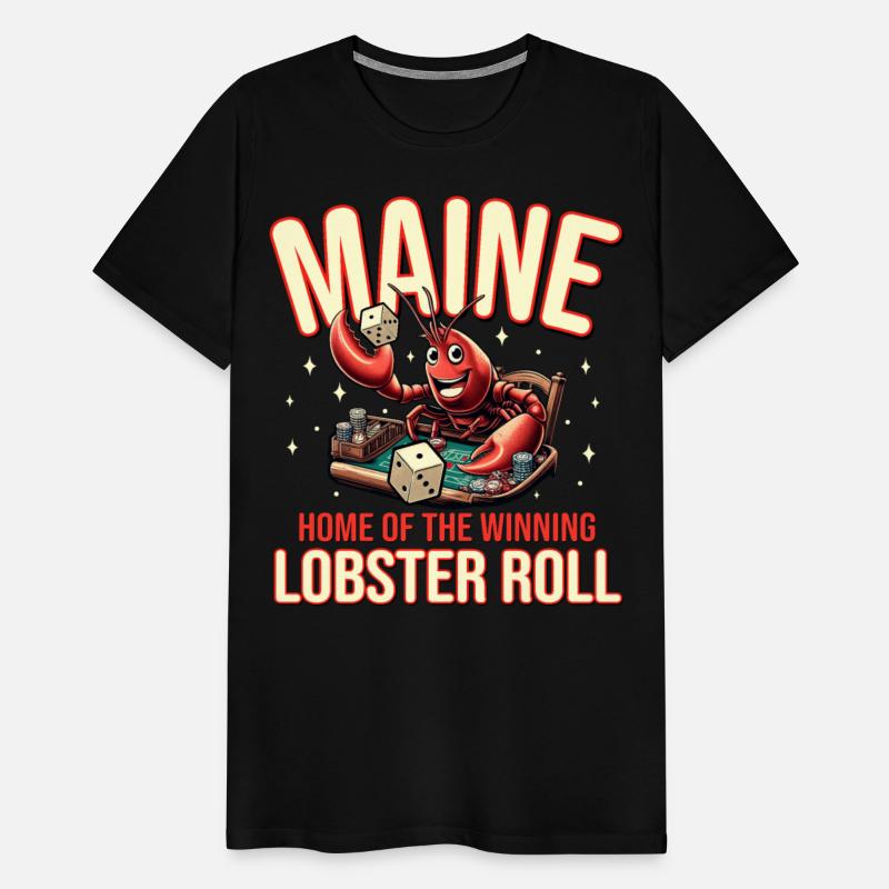 Quirky Maine Lobster Roll clothing and Gear