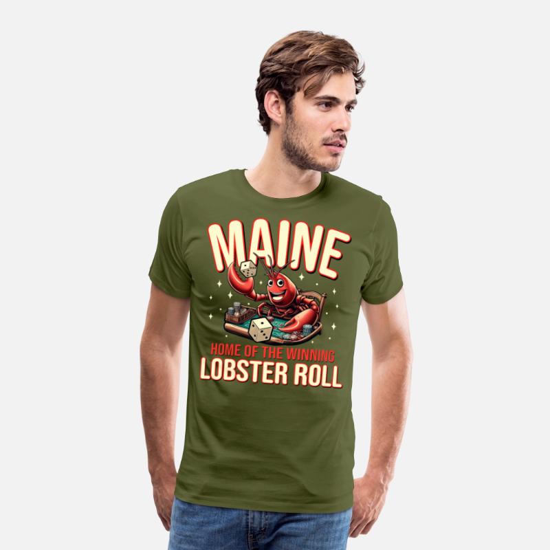 Quirky Maine Lobster Roll clothing and Gear