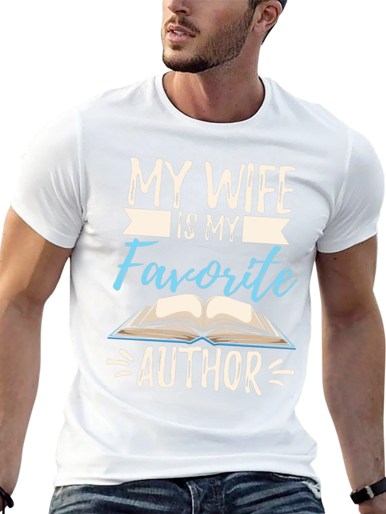 My Wife is My Favorite Author T-Shirt
