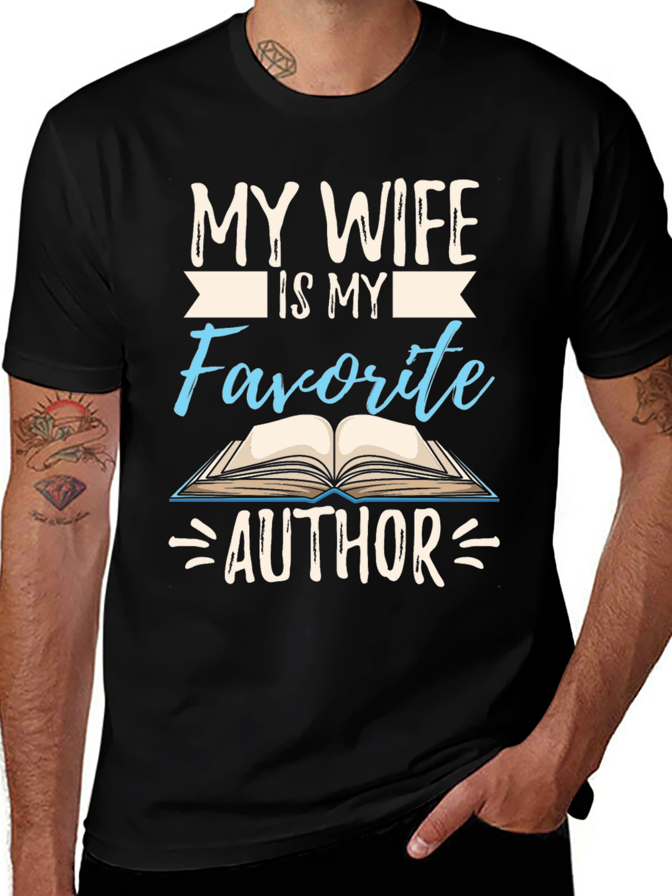 My Wife is My Favorite Author T-Shirt