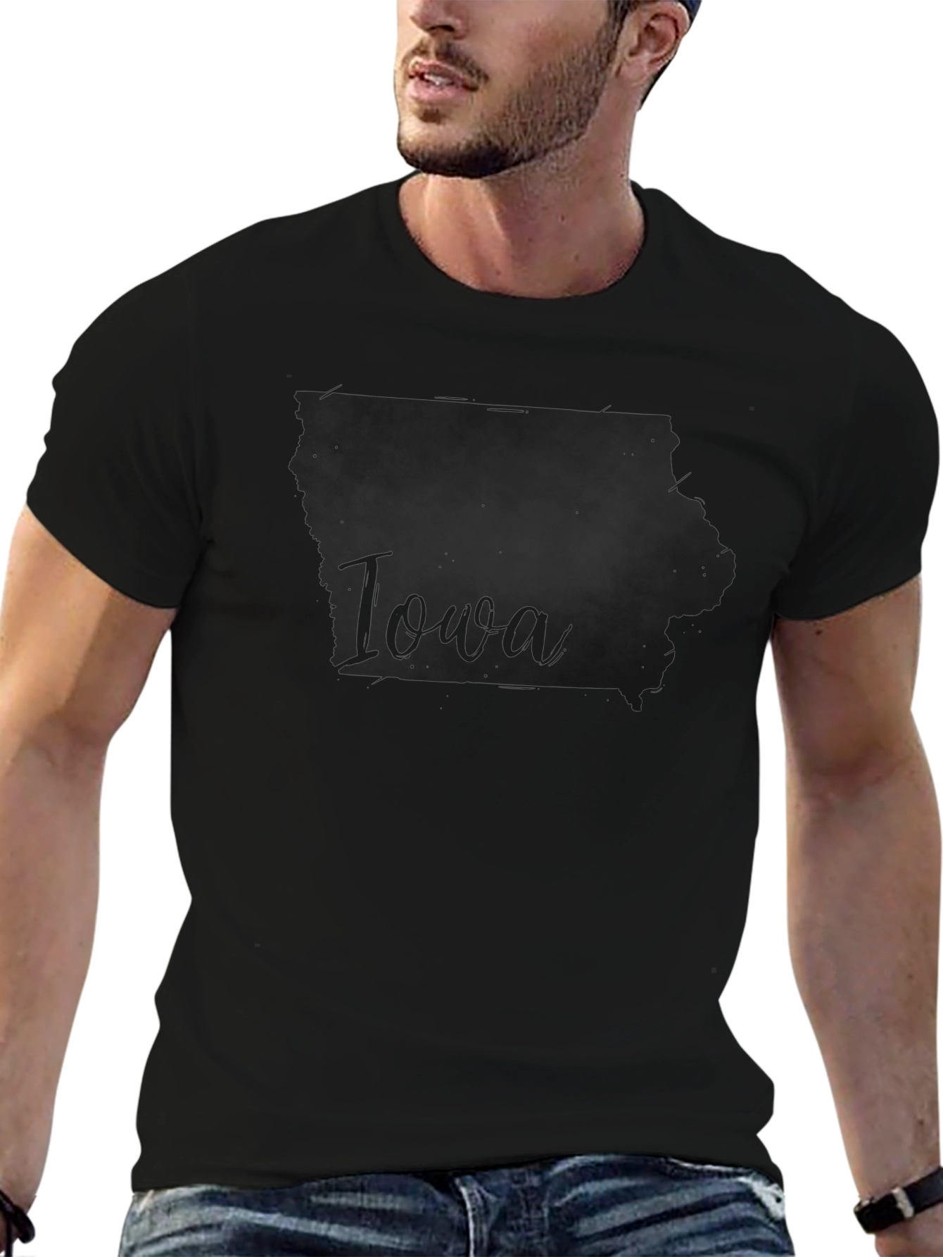 Iowa State Pride T-Shirt - Black Graphic Tee